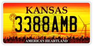 3388AMB  license plate in KS