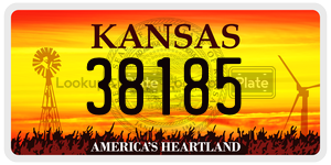 38185  license plate in KS