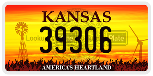 39306  license plate in KS
