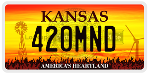 420MND license plate in Kansas