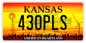 430PLS  license plate in KS