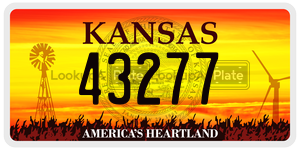 43277  license plate in KS