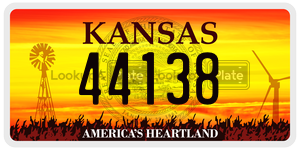 44138  license plate in KS