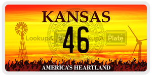 46  license plate in KS