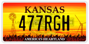 477RGH  license plate in KS