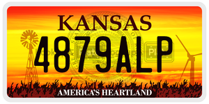 4879ALP  license plate in KS