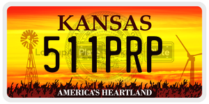 511PRP  license plate in KS