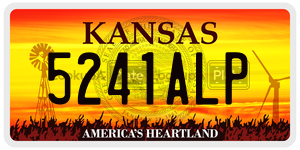 5241ALP  license plate in KS