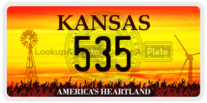 535  license plate in KS