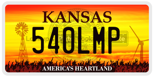 540LMP  license plate in KS