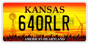 640RLR  license plate in KS