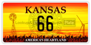 66  license plate in KS