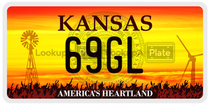 69GL  license plate in KS