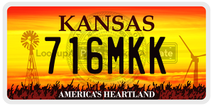 716MKK  license plate in KS