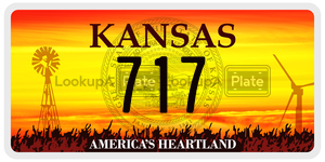 717  license plate in KS