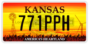 771PPH  license plate in KS