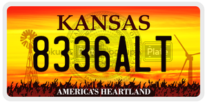 8336ALT  license plate in KS