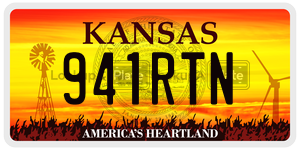 941RTN  license plate in KS