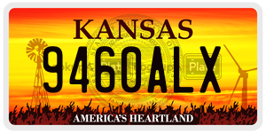 9460ALX  license plate in KS