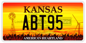 ABT95  license plate in KS