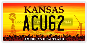 ACU62  license plate in KS