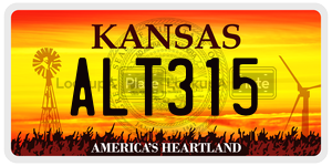 ALT315  license plate in KS