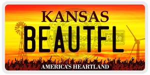 BEAUTFL  license plate in KS