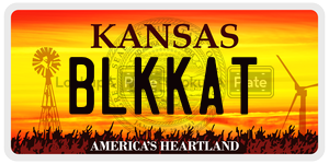 BLKKAT  license plate in KS
