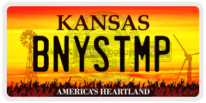 BNYSTMP  license plate in KS