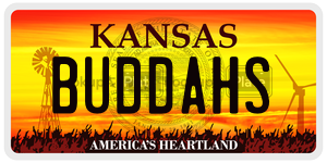BUDDAHS license plate in Kansas