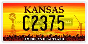 C2375 license plate in Kansas