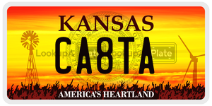 CA8TA  license plate in KS