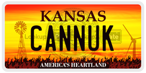 CANNUK license plate in Kansas