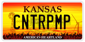 CNTRPMP  license plate in KS