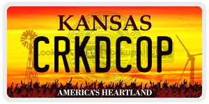CRKDCOP  license plate in KS