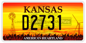 D2731  license plate in KS