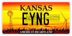 EYNG  license plate in KS