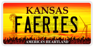FAERIES  license plate in KS