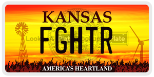 FGHTR  license plate in KS