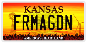 FRMAGDN  license plate in KS