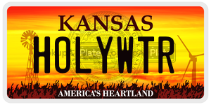 HOLYWTR  license plate in KS