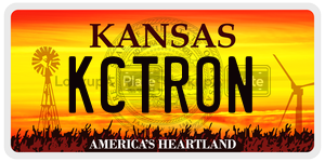 KCTRON  license plate in KS