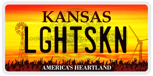 LGHTSKN  license plate in KS