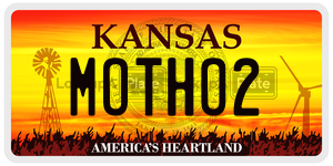 MOTHO2  license plate in KS