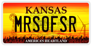 MRSOFSR  license plate in KS