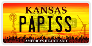 PAPISS  license plate in KS