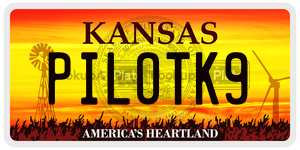 PILOTK9  license plate in KS