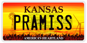 PRAMISS  license plate in KS