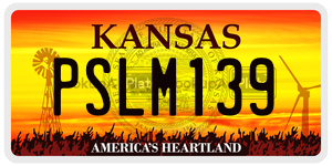 PSLM139  license plate in KS