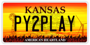 PY2PLAY  license plate in KS